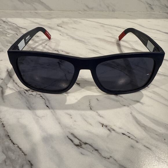 Tommy Hilfiger Tommy Jeans Men's Matte Blue TJ 0001/s FLLKU 58-18-140 - Picture 1 of 7